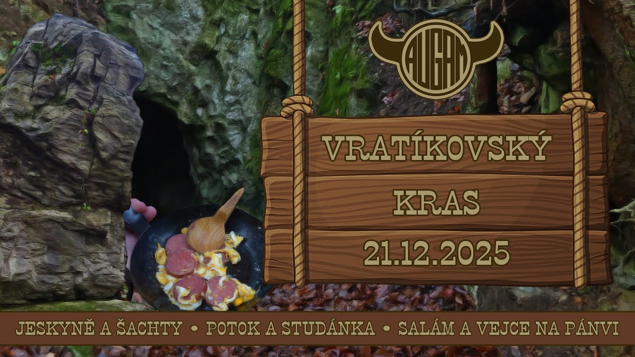 VRATÍKOVSKÝ KRAS (21.12.2025) • jeskyně a šachty • skály a potůčky • bašta na pánvi •