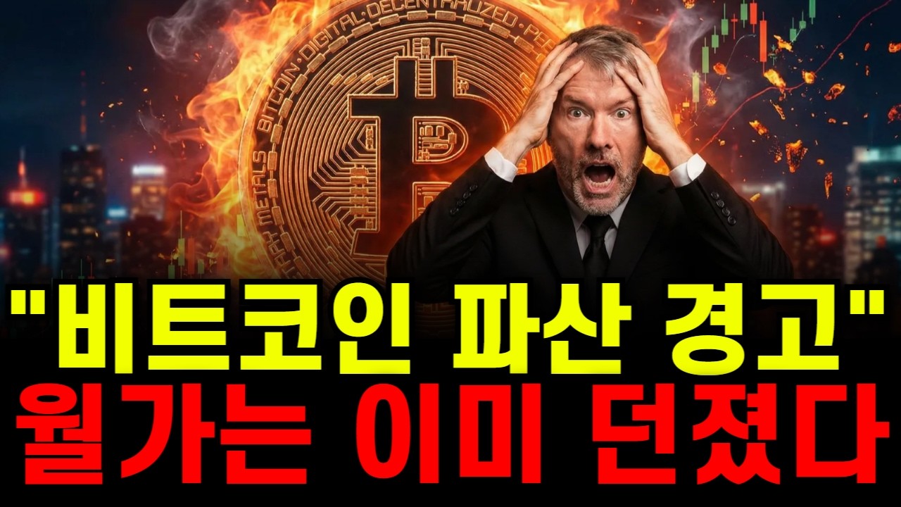 비트코인 대폭락, 월가의 섬뜩한 경고 | 마이클버리 '리먼의 향기가?'