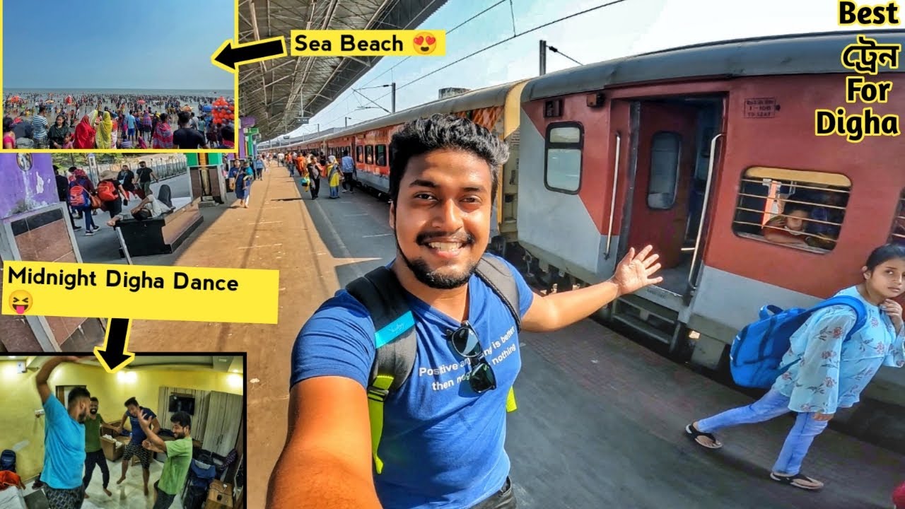 Train Journey on Summer in General Class *Howrah Digha Kandari Express Journey*
