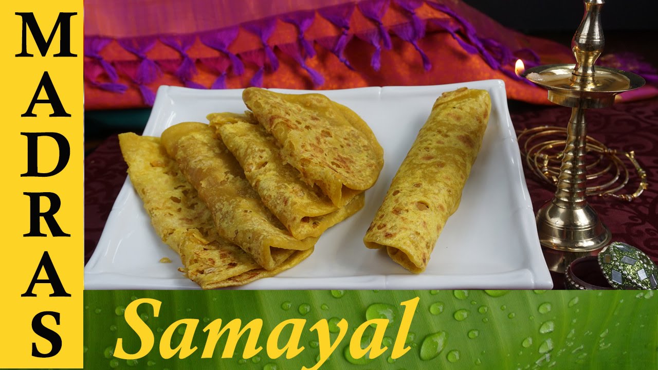 Paruppu Poli Recipe / Sweet Poli Recipe in Tamil / பருப்பு போளி