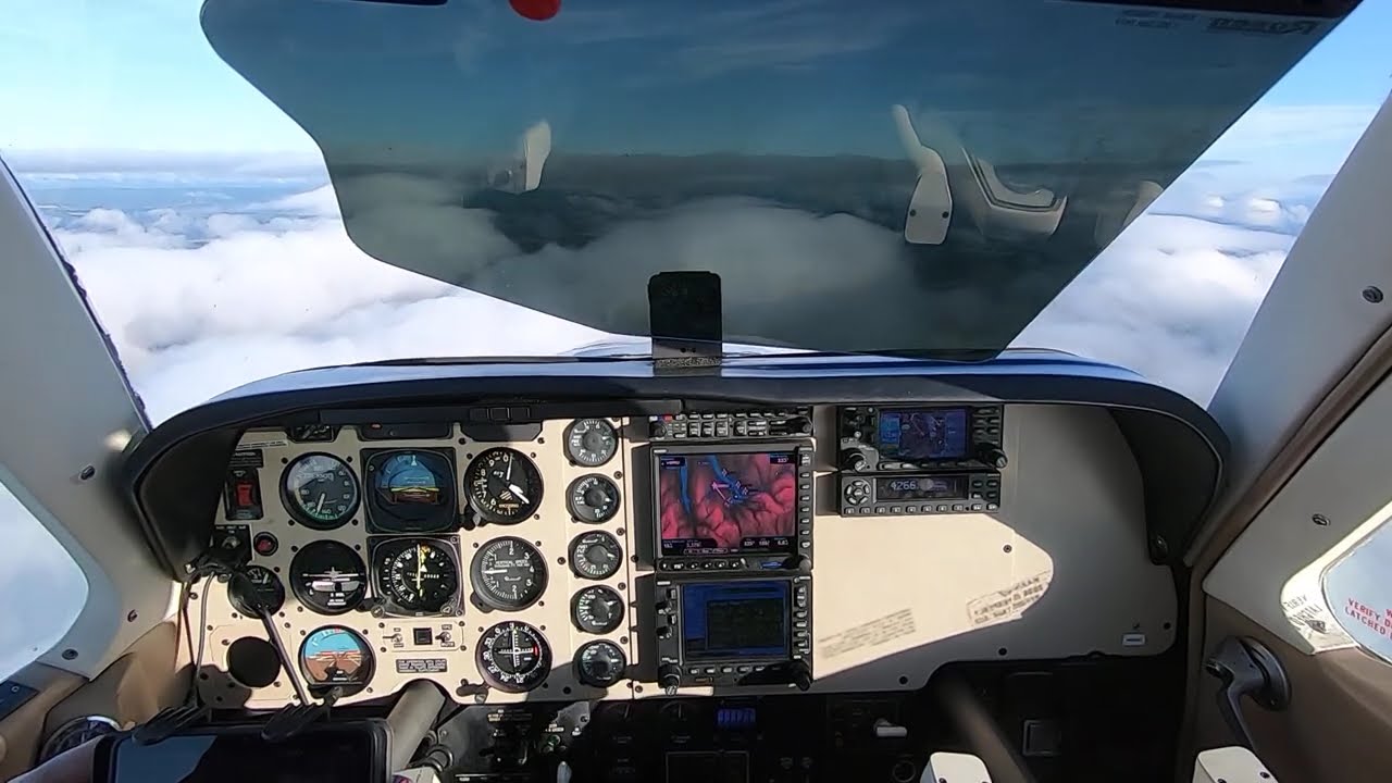 Visual Approach Becomes RNAV in the Beech Bonanza, ATC Audio