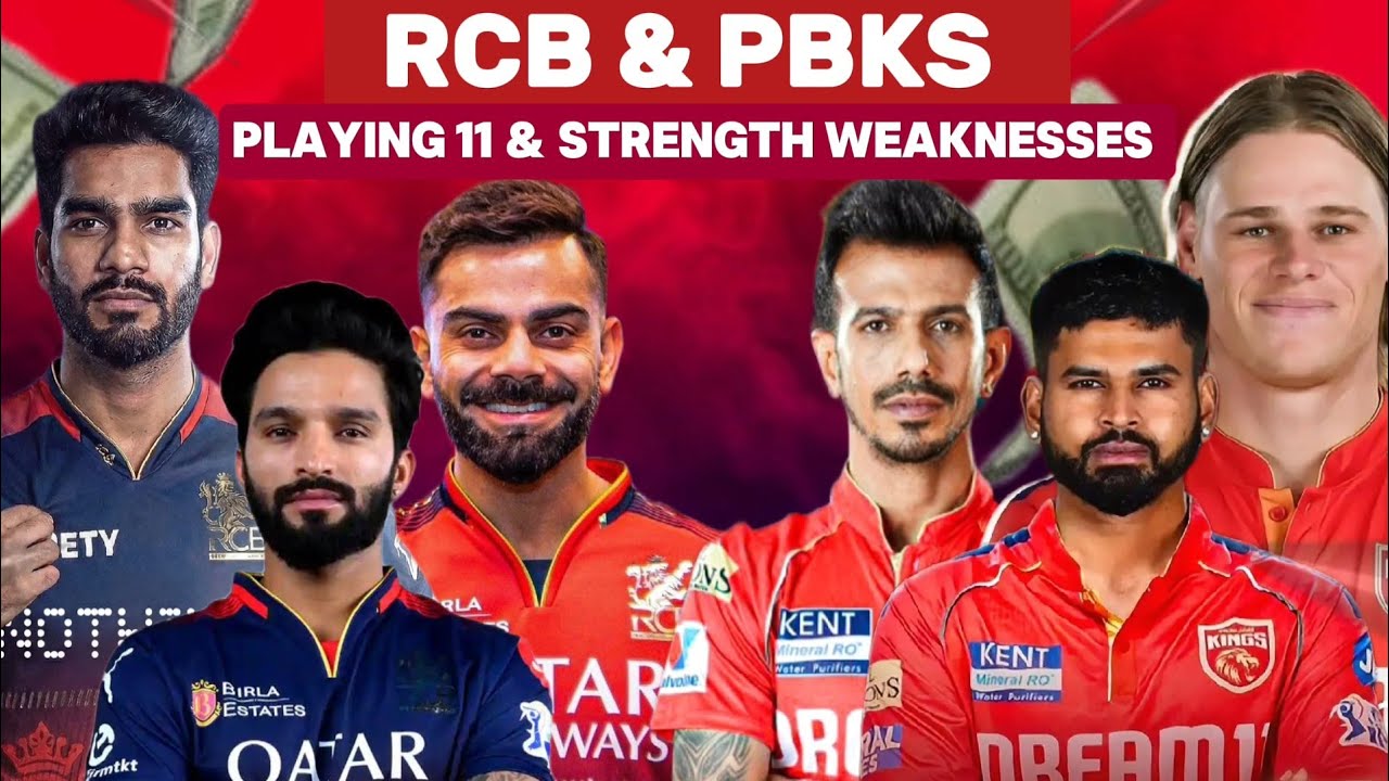 RCB vs PBKS IPL 2025 Auction Analysis 🔥 Playing XII | Strengths & Weaknesses | Trophy Chances? 