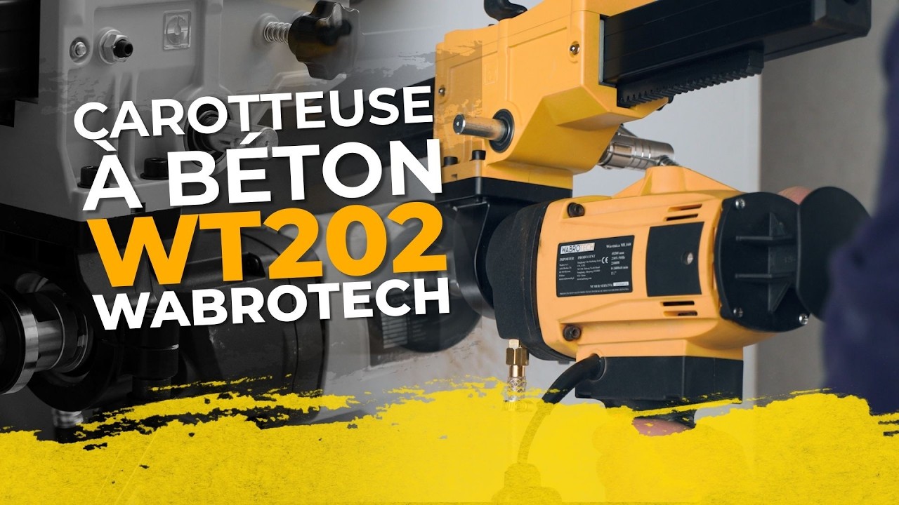 Carotteuse WT202 sur support inclinable WT45S | WABROTECH