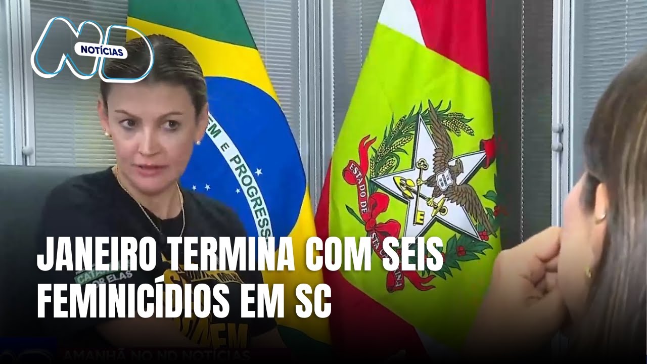 Santa Catarina registra seis feminicídios em janeiro de 2026