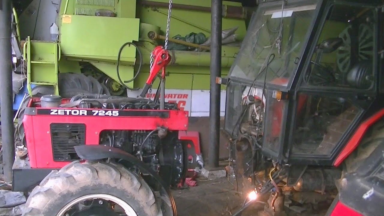 Zepsuty Zetor 7245 - Remont Sprzęgła 2015