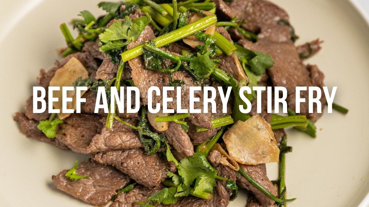 Beef and Celery Stir Fry