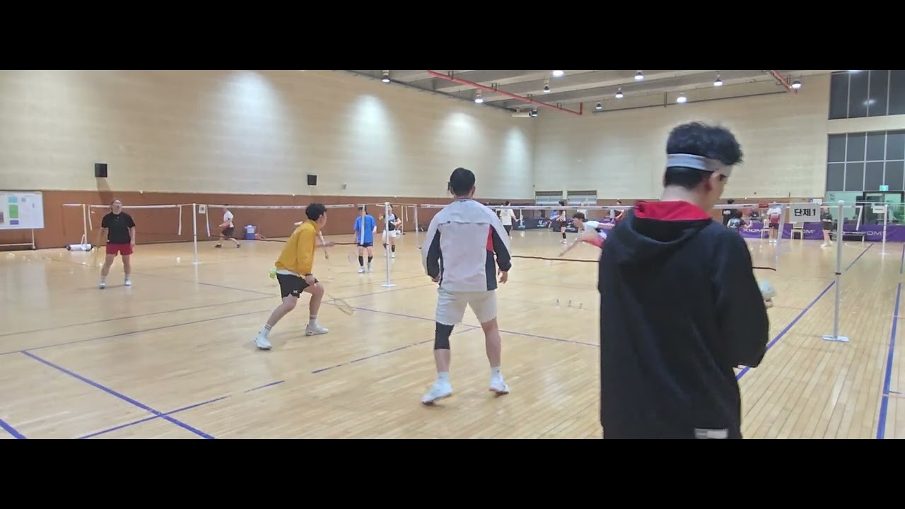 ☆☆☆별이 3개 빡경기 역전승! #배드민턴 #민턴 