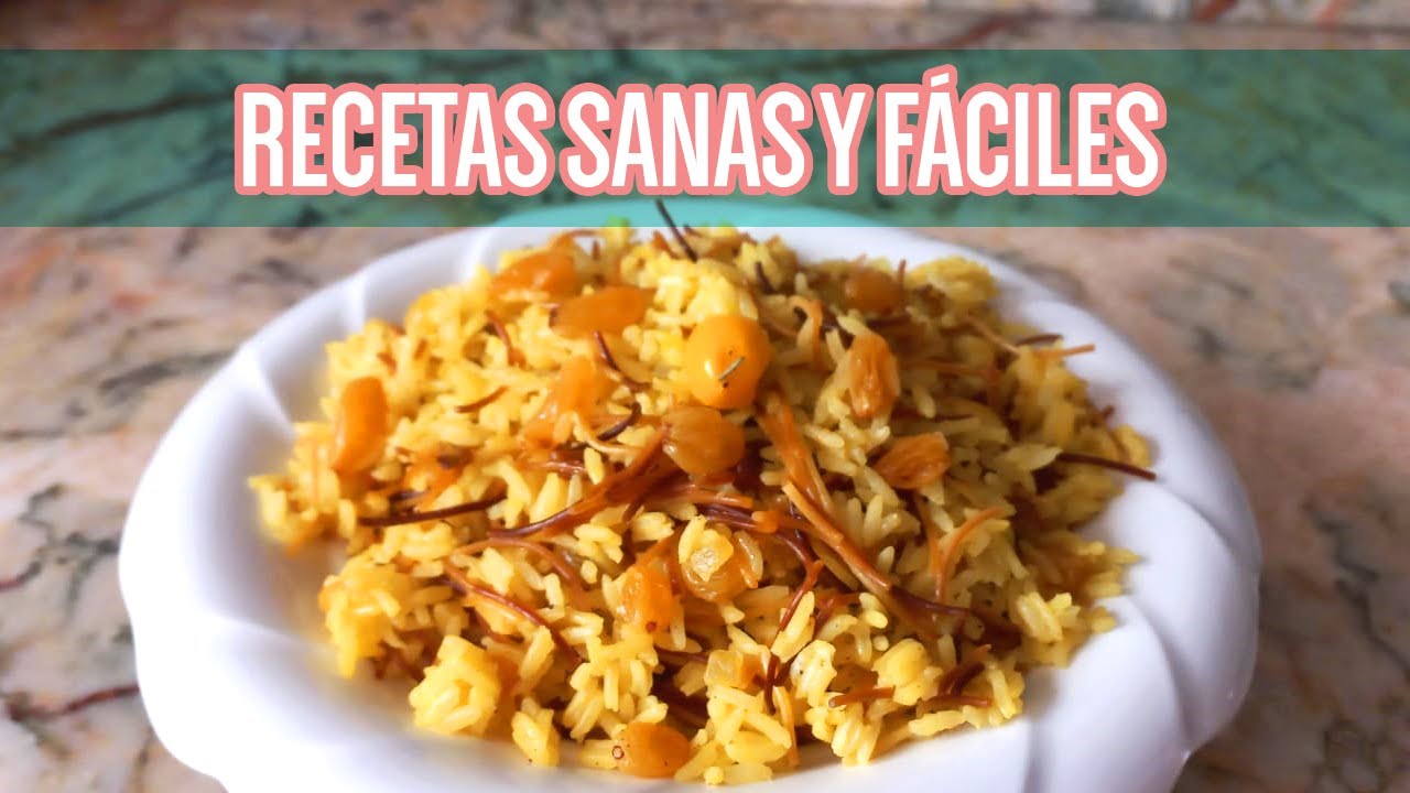 Arroz festivo. Rápido, fácil y saludable. Nivel principiante