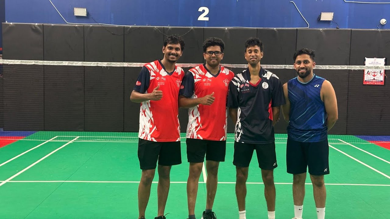 CAN 🇨🇦 vs UK 🇬🇧 | 2025 Open Masters FINAL Set 3 | Mani & Naveen vs Gopi & Mithun | Badminton Doubles