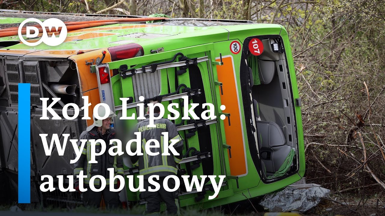 Ofiary śmiertelne wypadku autokaru na autostradzie koło Lipska