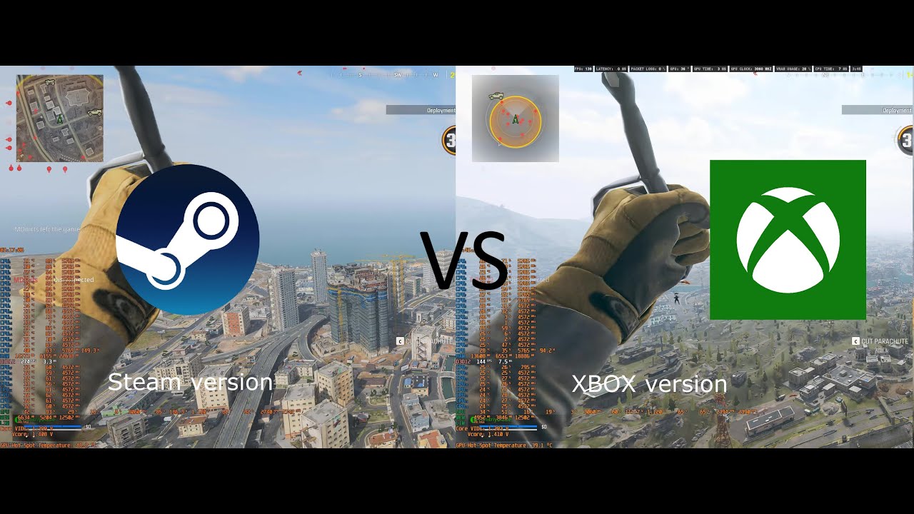New Warzone(BO6) PC Steam vs PC Xbox app version FPS comparsion(100% gain)