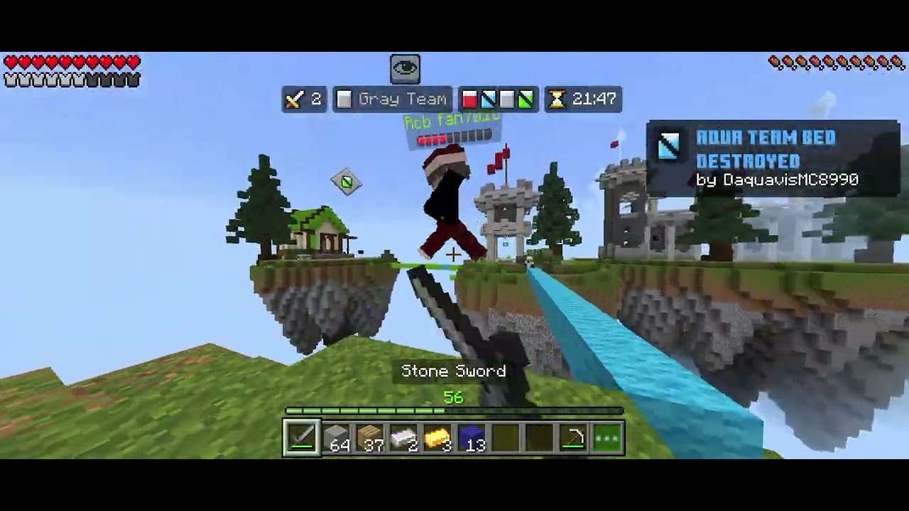 #bedwars 8 min gameplay 
