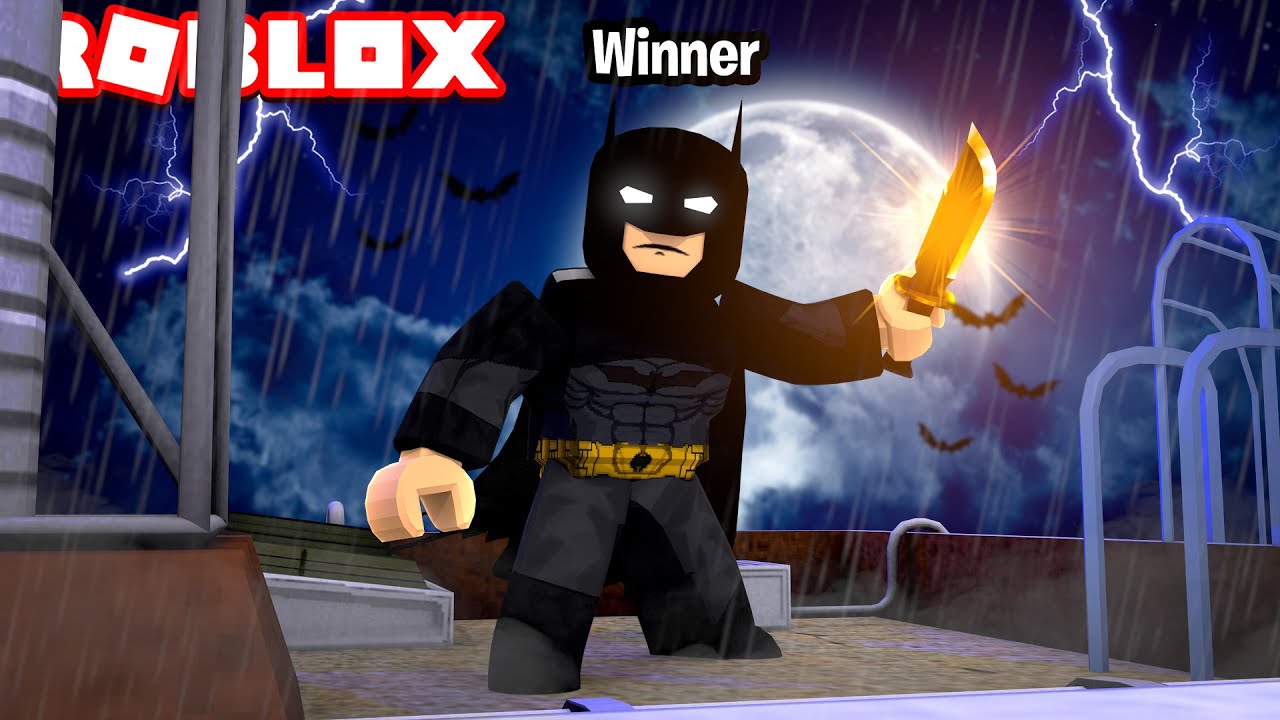 Playing ROBLOX ARSENAL as BATMAN....