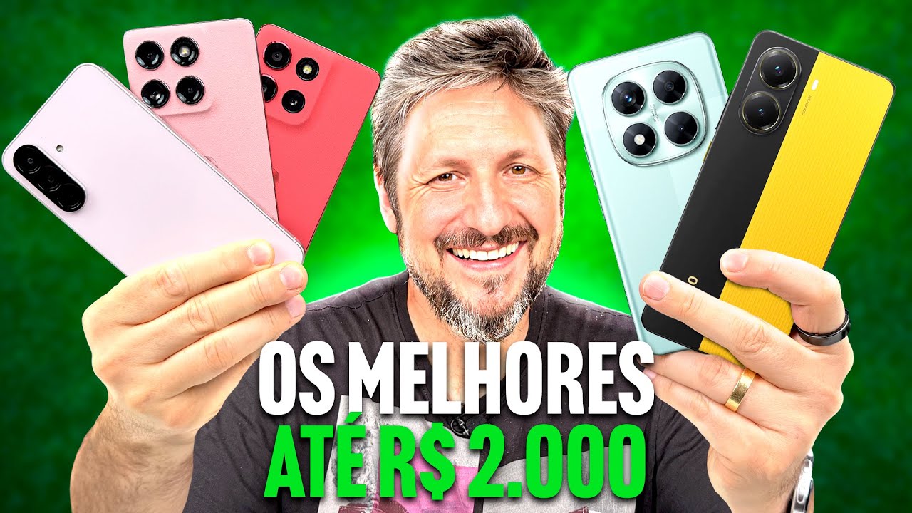 Os melhores celulares at&eacute; R$ 2.000 pra comprar agora!