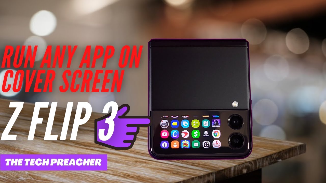 Z Flip 3 Review - Open Any App On Cover Display | NO ROOT NEEDED |