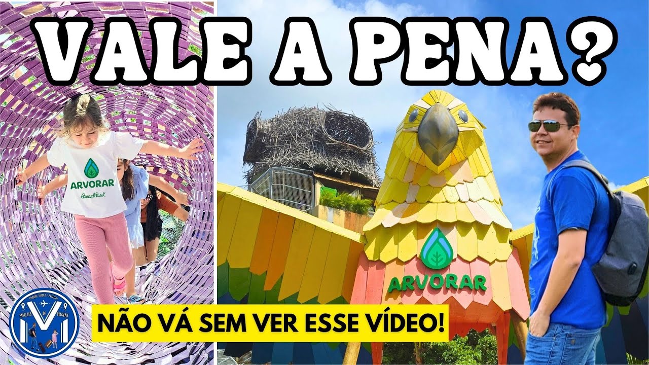 VLOG NO PARQUE ARVORAR: O NOVO PARQUE DO BEACH PARK! TUDO QUE VOCÊ PRECISA SABER AQUI NO VÍDEO!