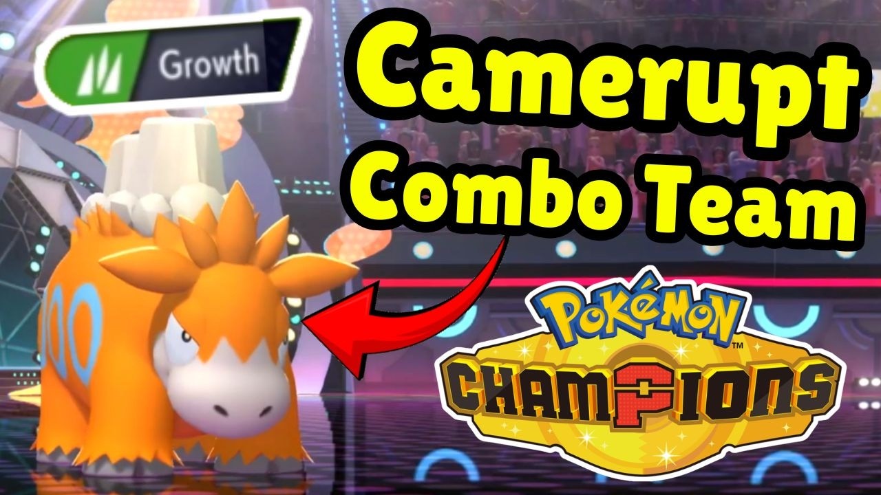 Camerupt с приемом Growth! Рейтинговые соревновательные битвы Pok&eacute;mon VGC!