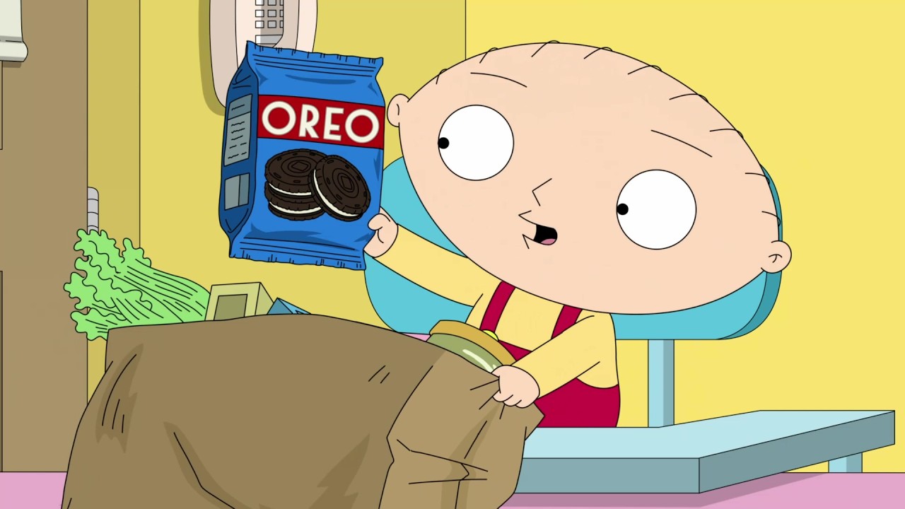 Family Guy - Oreos! Here we go, baby!