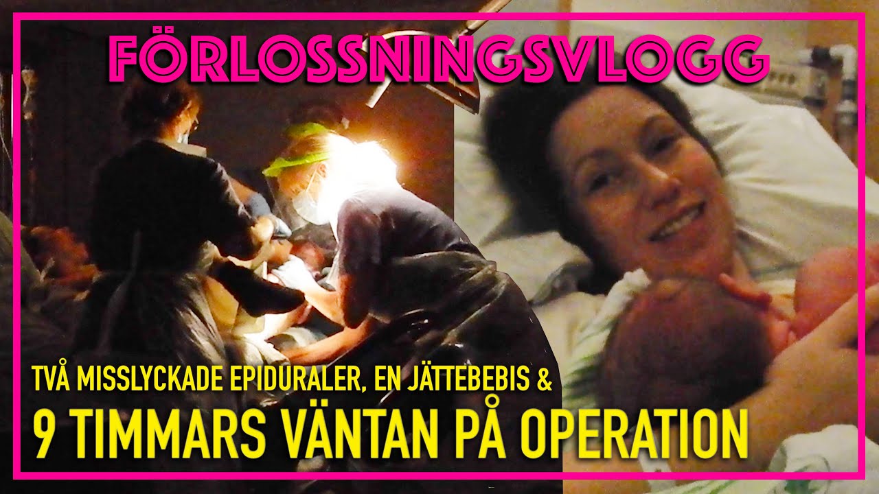 MIN FÖRLOSSNING | 2 misslyckade epiduraler och att gå sönder totalt - DEL 1