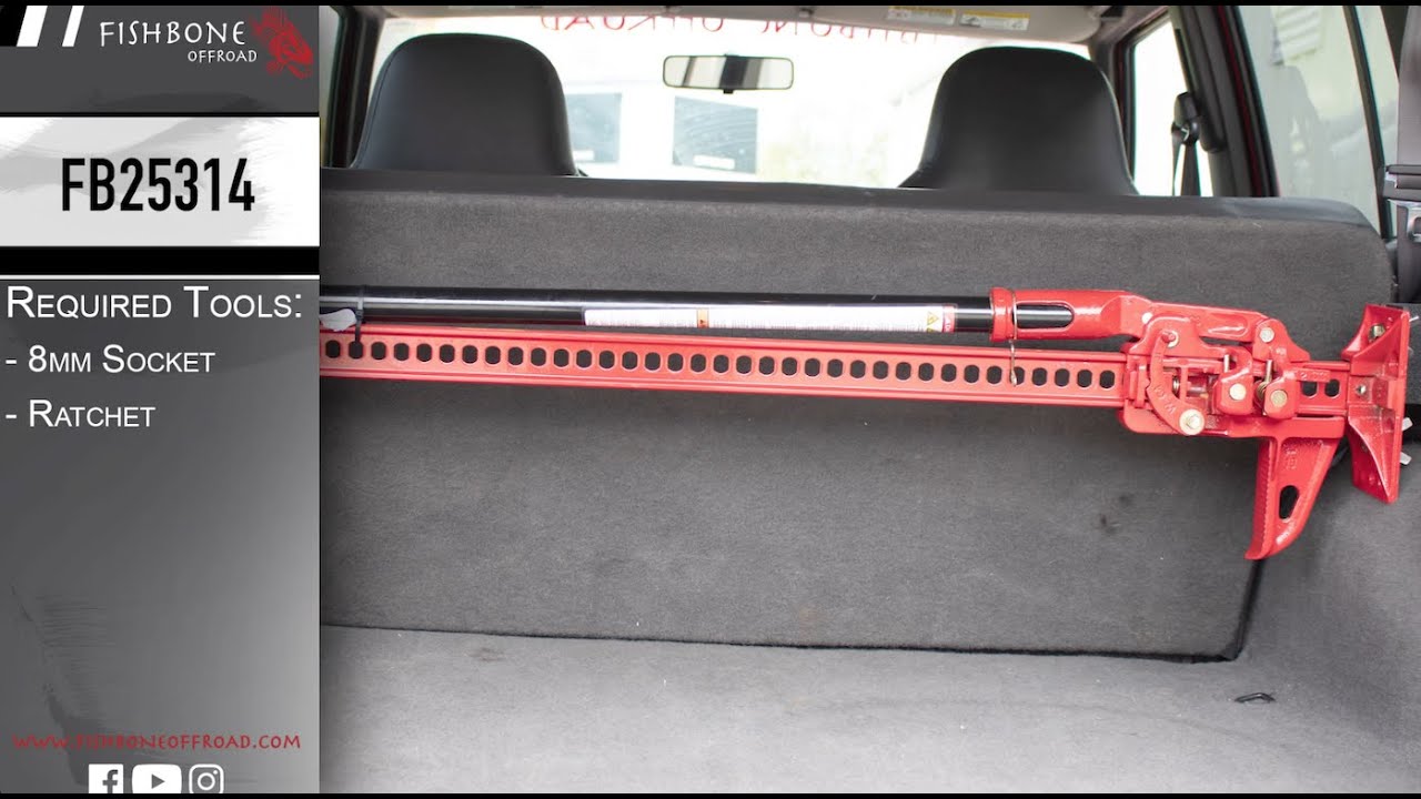 FB25314 XJ Rear Seat Jack Mount Installation Guide