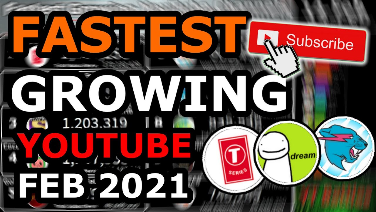 These Are the World's Fastest Growing YouTube Channels (Feb 2021)
