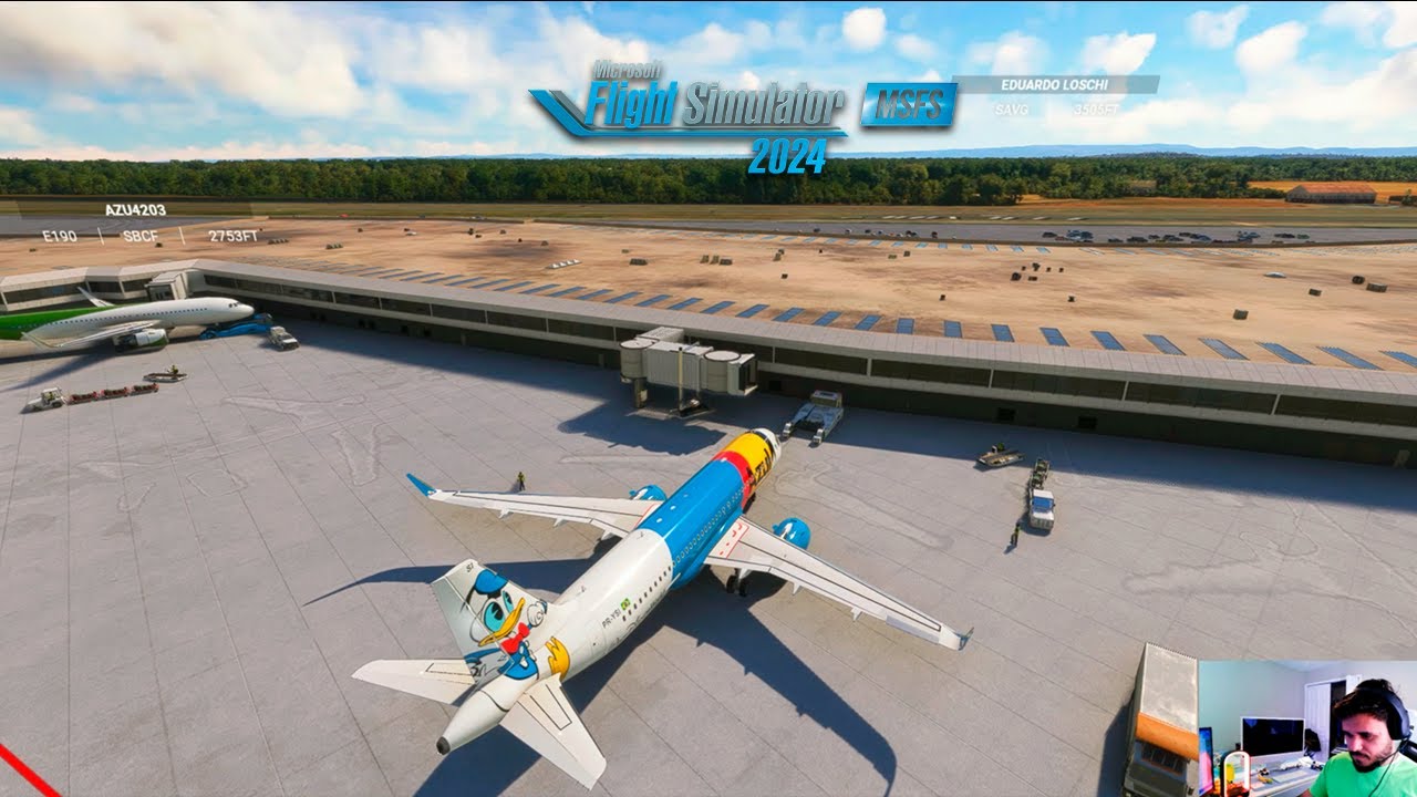 MSFS2024 STREAM | Belo Horizonte  para PARANA  | Airbus a320v - Acionamento e Taxiamento