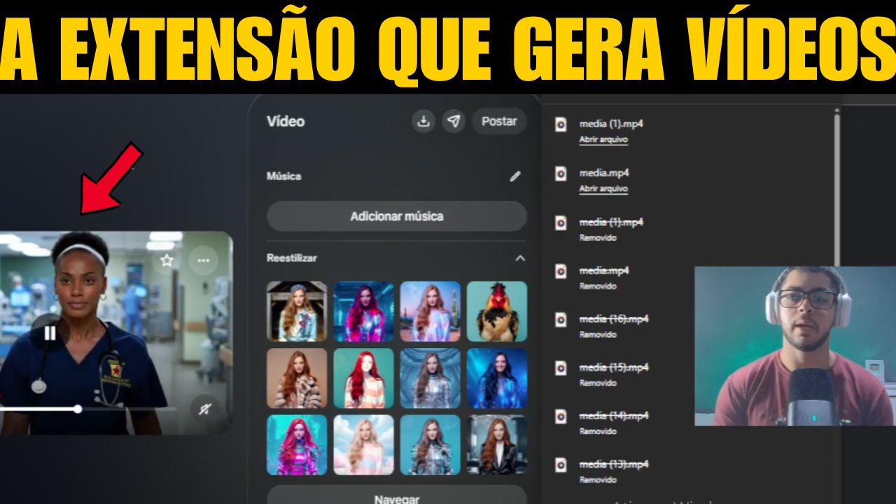 Extensão gera vídeos shorts e longos gratuitos e ilimitados com apenas com alguns cliques 😱