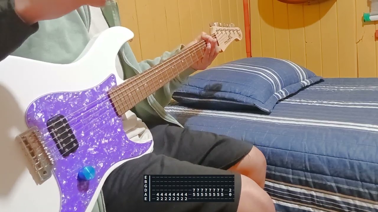 Blink 182 - Waggy (Guitar Cover + TABS)