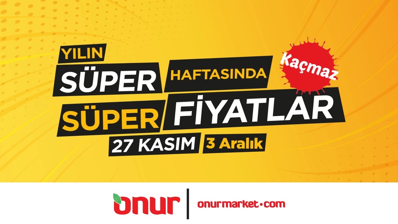 Yılın S&uuml;per Haftasında S&uuml;per Fiyatlar Ka&ccedil;maz