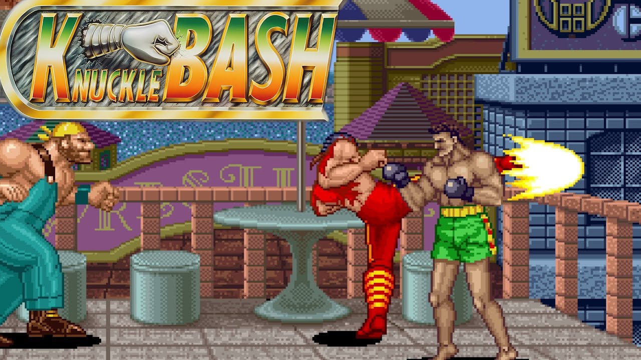 Knuckle Bash (Arcade, 1993) Completed 1 Credit, 1CC - El Plancha / Hayate / Captain [4K]