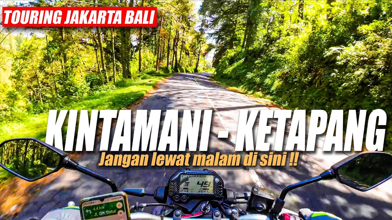 BANYAK TIKUNGAN TAJAM!! Via KINTAMANI -SINGARAJA - KETAPANG | Touring ke Bali | Yamaha MT 25