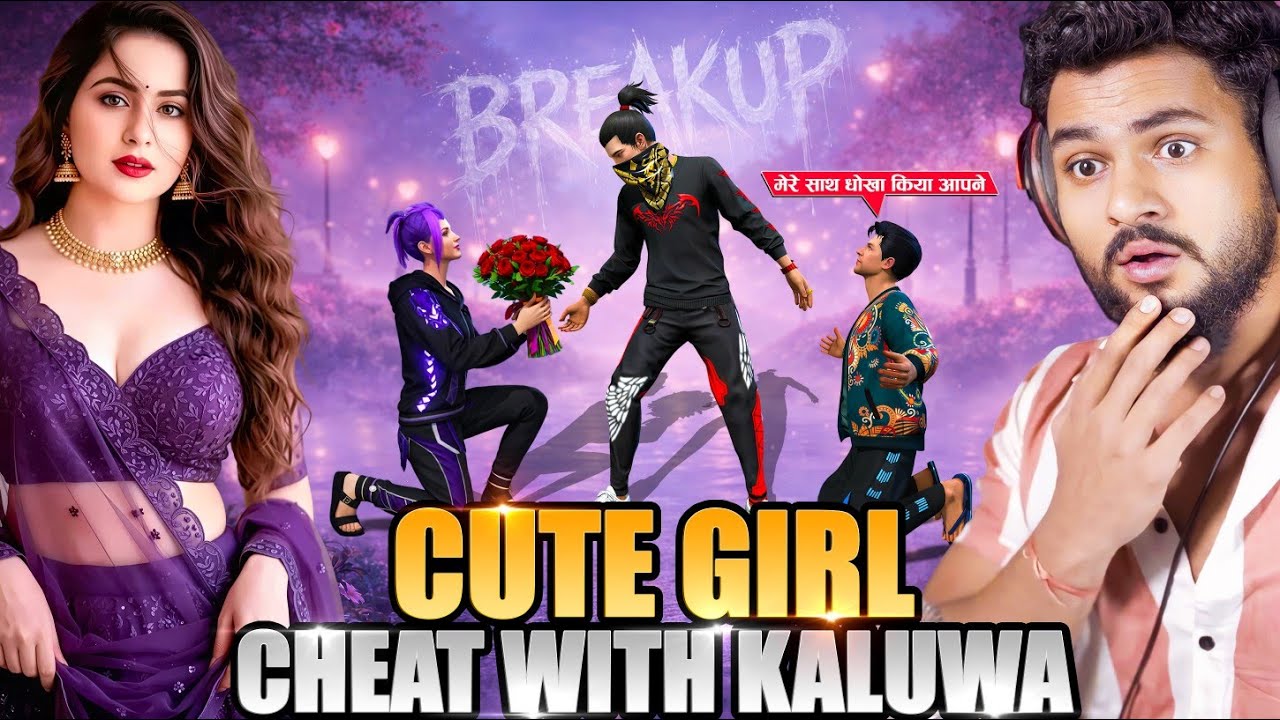 KALA KALUWA PROPOSE CUTE GIRL😱 V Badge Girl Showing Attitude Open Challenge आजा Noob 1 Vs 6 में !💀