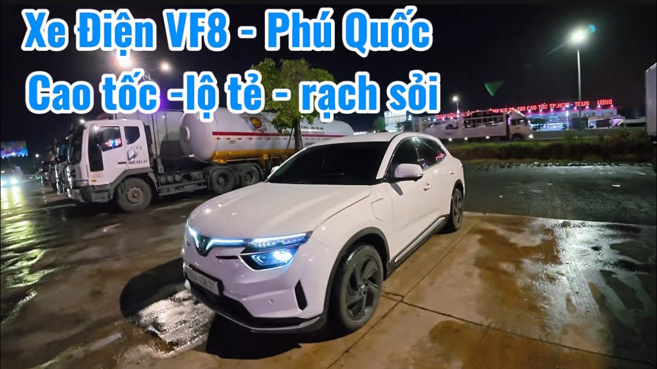 Cặp nhật Cao tốc lộ tẻ rạch sỏi đi rạch giá - phượt Phú quốc bằng oto điện vf8 