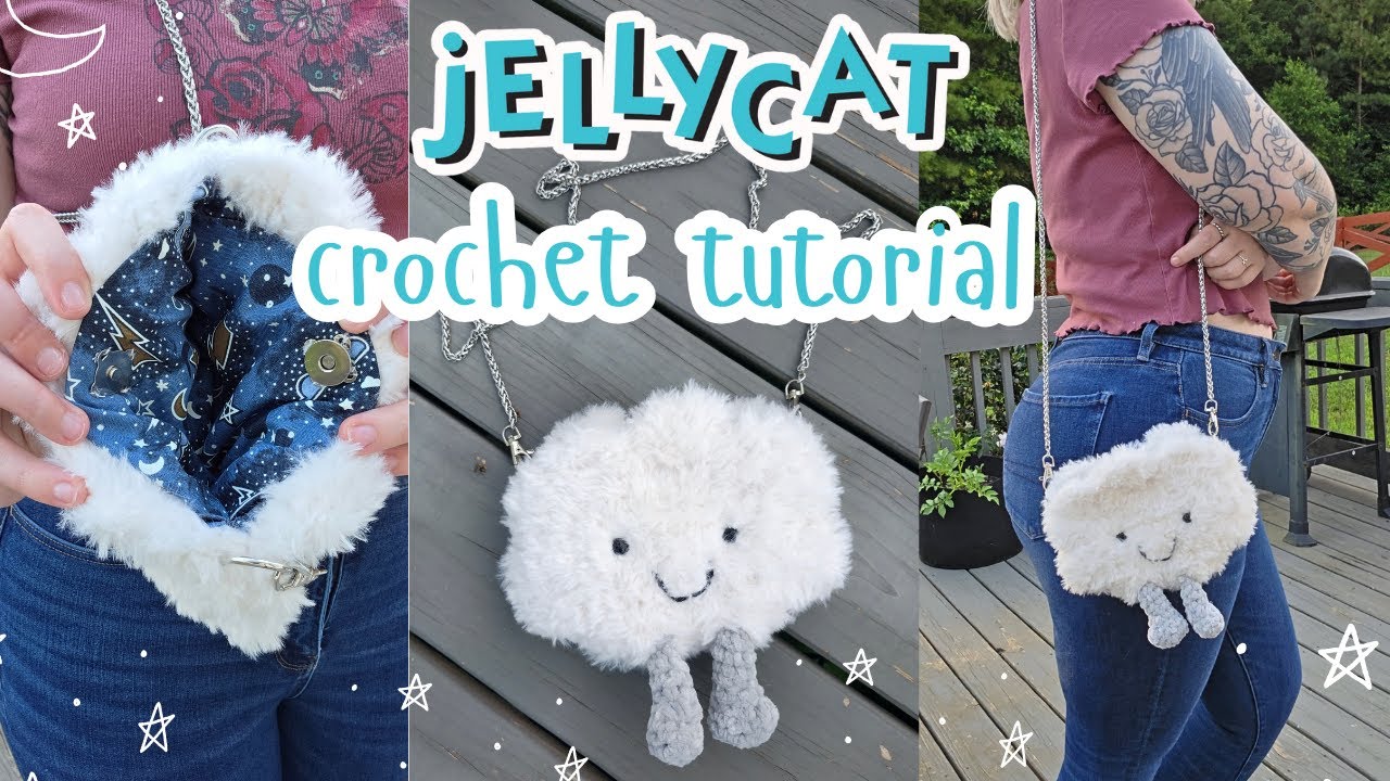 как связать крючком сумочку-железо☁⛈🌟 | подробный урок |