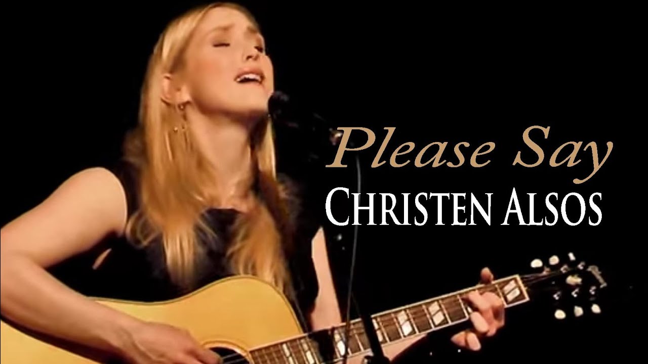 CHRISTEL ALSOS Please say