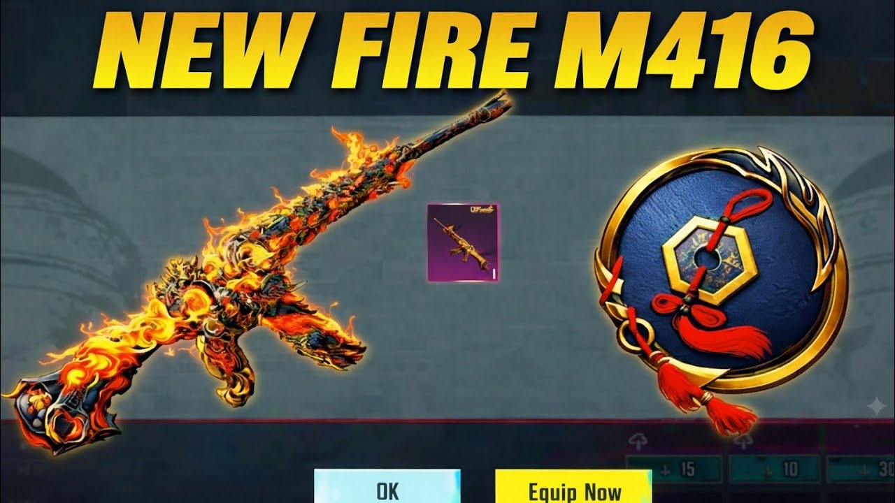 New Fire M416 create opening 😍 #bgmi