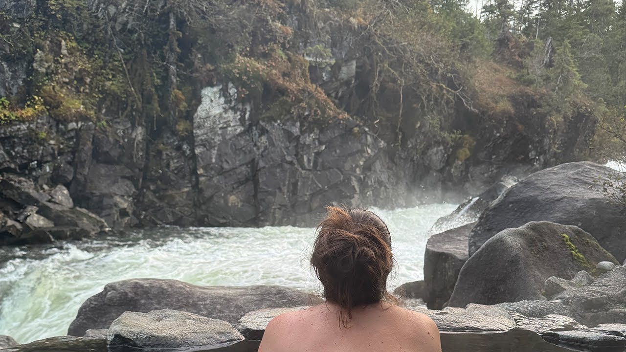 Sailing Paradise Alaskan Style: Anchoring near a waterfall and a hiking to a Hot Spring