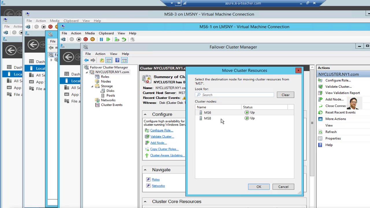 Windows Failover Cluster Management Quick Overview
