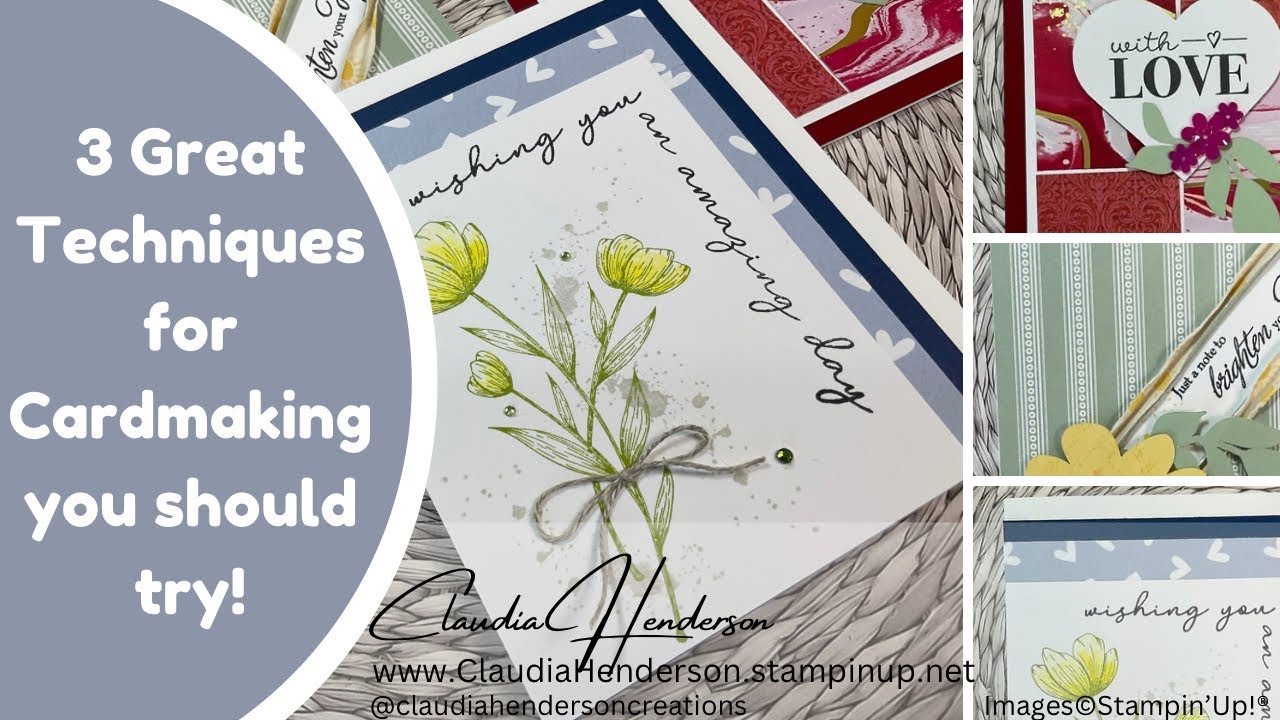 3 Great Techniques for Cardmaking you should try!