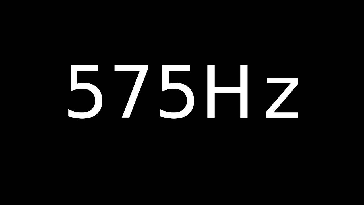 Speaker Sound Test 575Hz