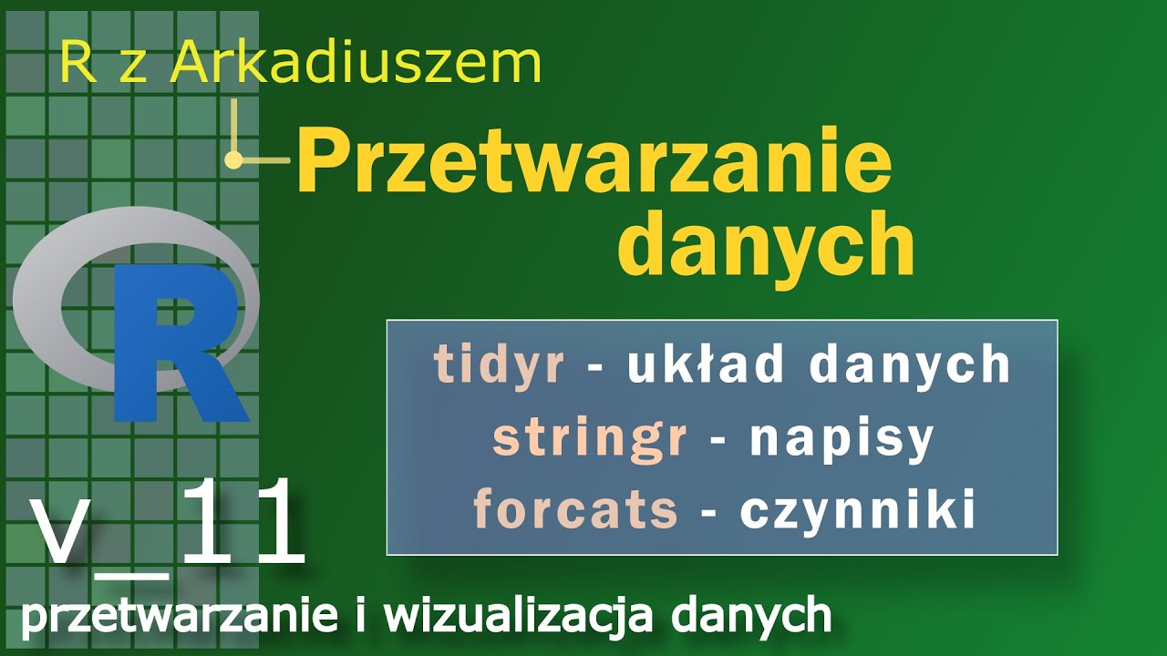 Trzy problemy przetwarzania danych, tidyr, stringr, forcats