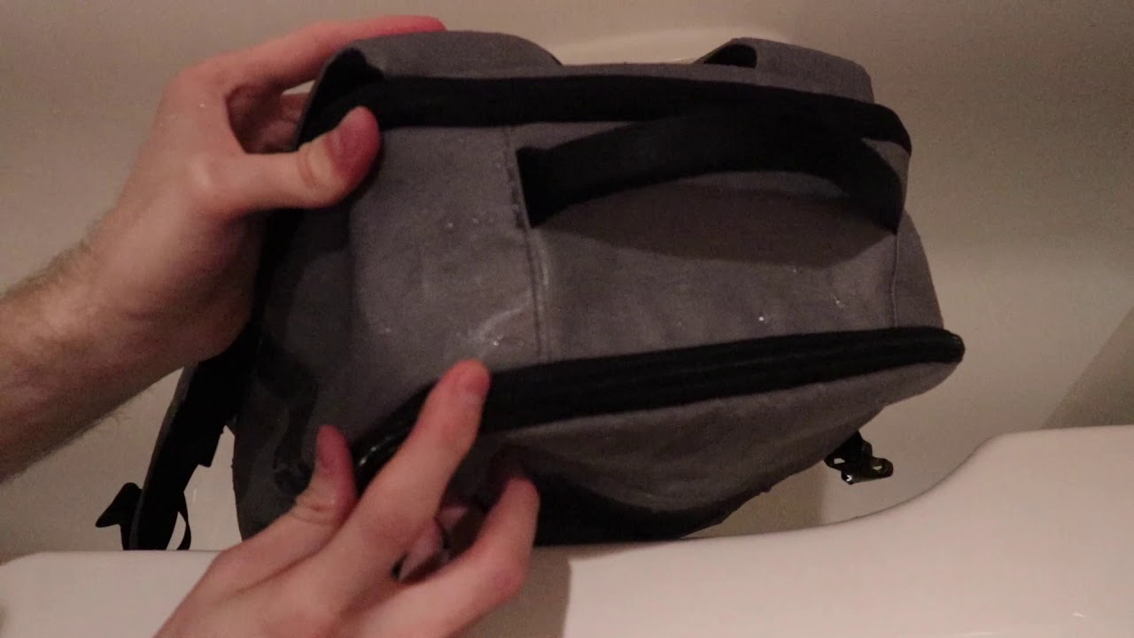 Timbuk2 Division Pack Review - Water and Packing Test