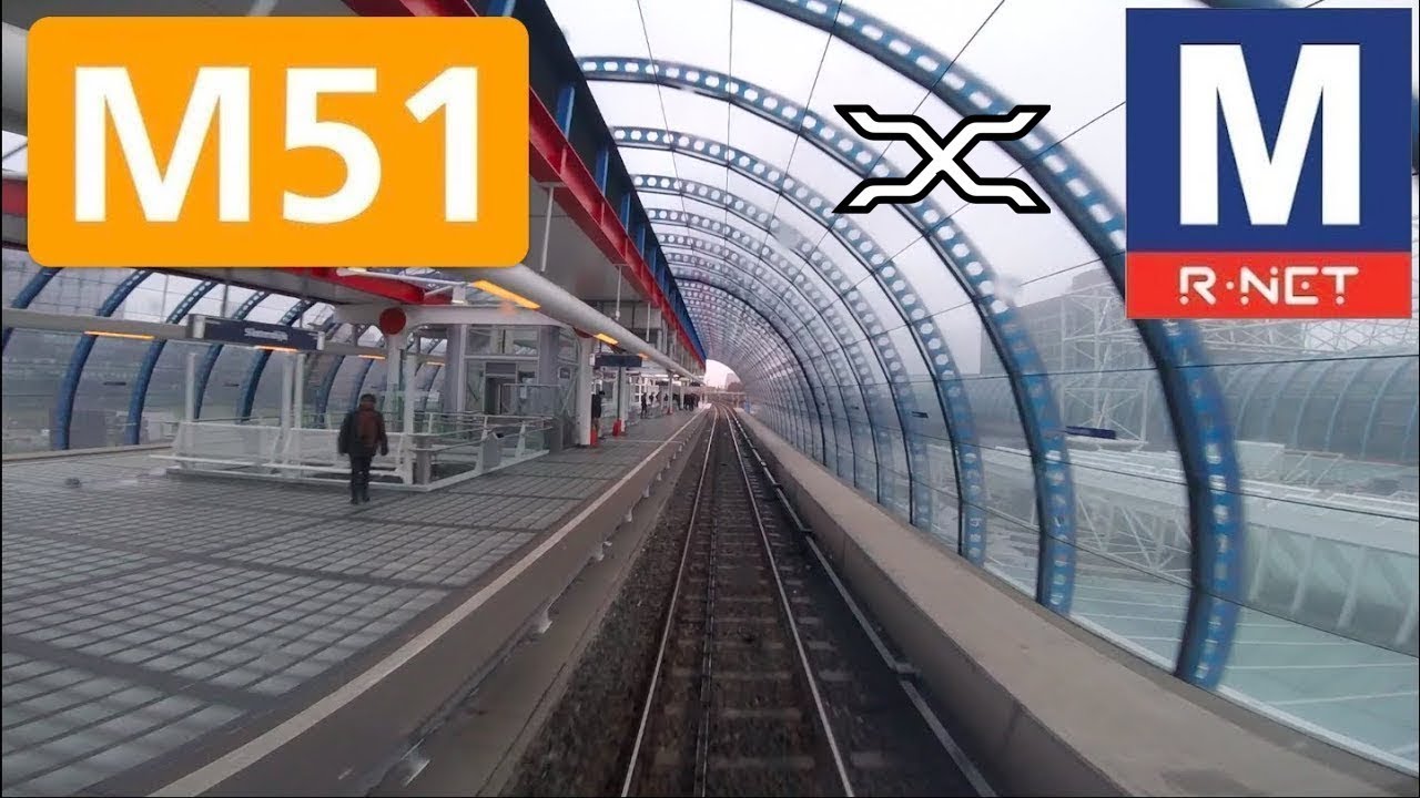 🚇 GVB R-net Amsterdam Metrolijn 51 Cabinerit Isolatorweg - Centraal Station Driver's view POV