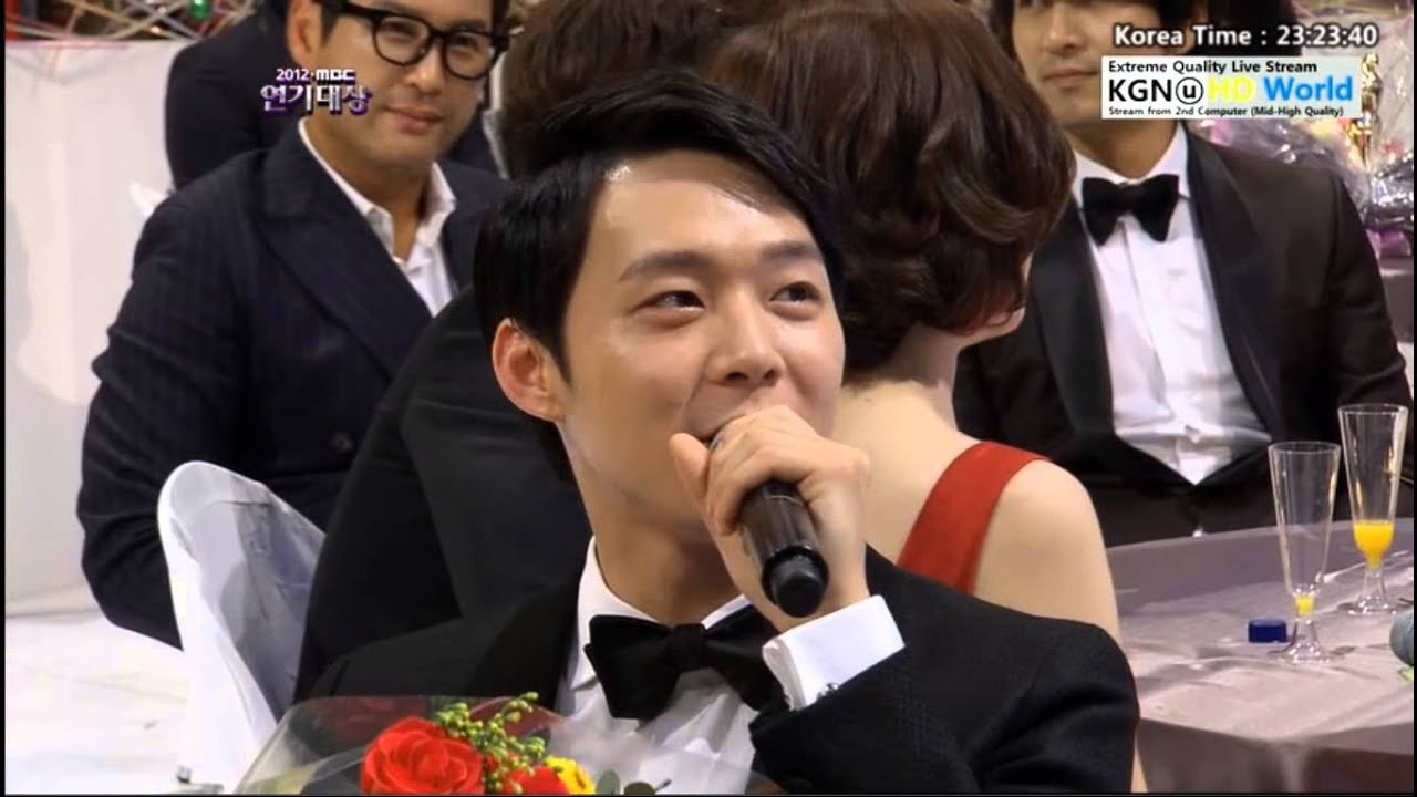 121230 MBC 연기대상 유천 cut - 2