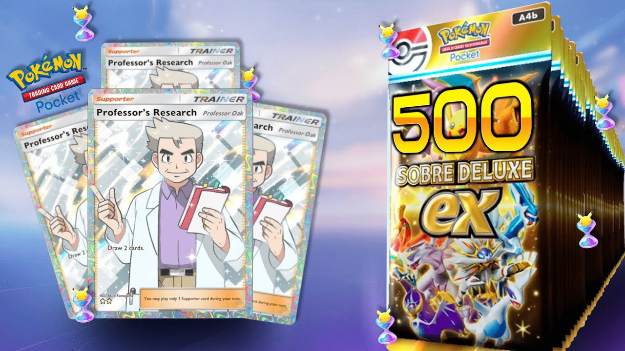 Abri 500 sobres para conseguir a OAK FULL ART | Pokemon TCG Pocket | Parte 1
