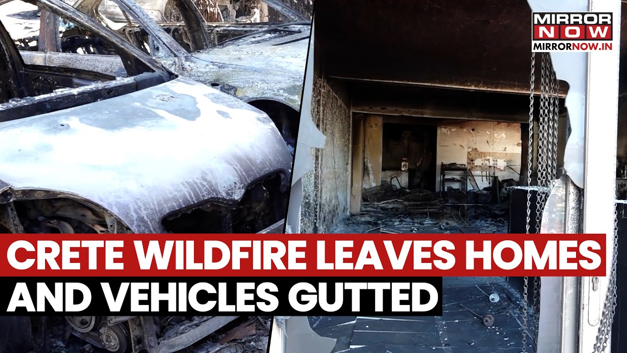 Crete Inferno: Wildfire Rips Through Homes And Cars, Leaving Trail Of Devastation Behind