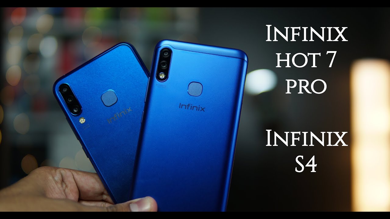 Infinix Hot 7 Pro vs Infinix S4 Comparison of Specs, Design, Price and Cameras - Which is better?