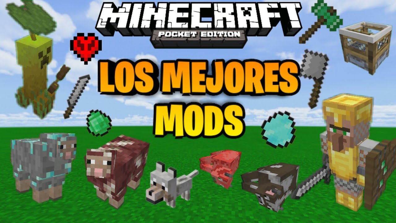 TOP 3 ADDONS (MODS) PARA TU MUNDO SURVIVAL PARA MINECFAFT PE 1.16.0 Y 1.16.1 PACK DE ADDONS MCPE