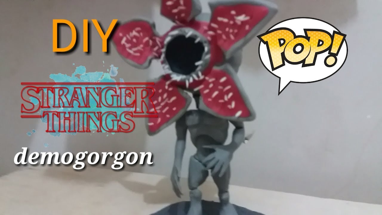 DIY funko pop em biscuit stranger things  (demogorgon)