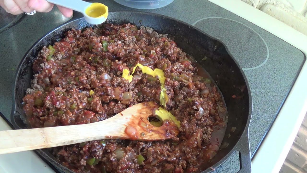 HOMEMADE KETO SLOPPY JOE'S